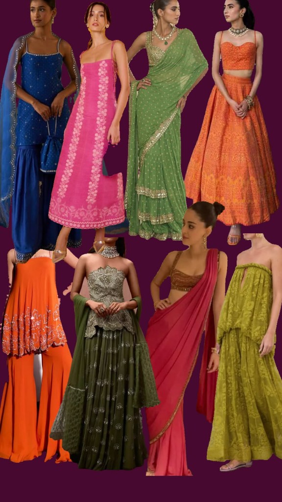 Indo-western cocktail outfit inspiration for women
